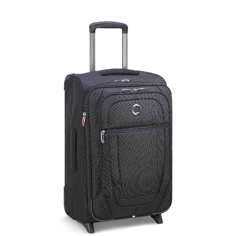 Suitcase for travel documents-suitcase with built-in organizer-Delsey Helium DLX 20" Expandable 2-Wheel Carry-On