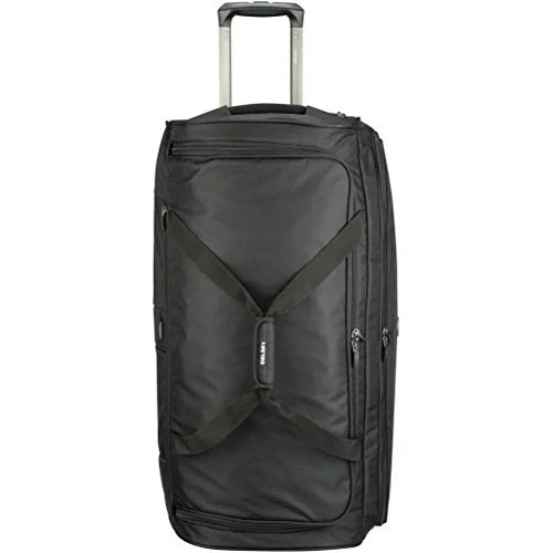 Suitcase for hand tools-suitcase with air tag-Delsey Luggage Cruise Soft 30" Trolley Rolling Duffel, Black, One Size