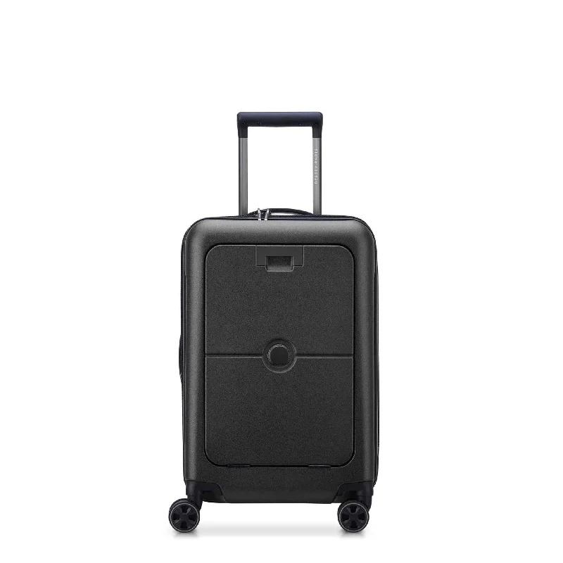 Suitcase with clip straps-ultra-light suitcase for kids-Delsey Turenne 2.0 Business Front Pocket Expandable Spinner Carry-On