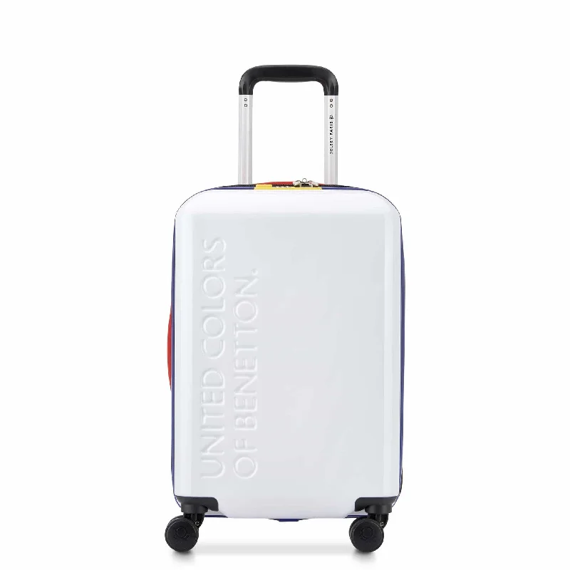 Suitcase with stretch straps-lightweight carry-on luggage suitcase-Delsey United 19" Spinner Carry-On