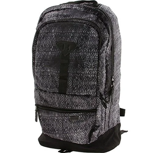 Suitcase with sturdy handle-eco-friendly suitcase-Diamond Supply Co Fish Scale Daypack (Gray)