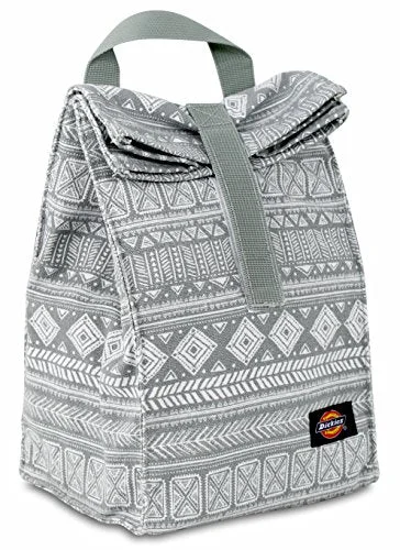 Suitcase for road trips-suitcase for business trip-Dickies Canvas Lunch Sack Casual Daypack, Grey Tribal, One Size