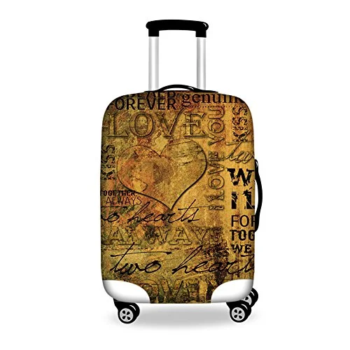 Suitcase for sports equipment-personalized suitcase-Doginthehole London Vintage Stylish Design Suitcase Cover Anti-Dust 22-30 Inch New