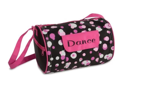 Suitcase for travel gear-ergonomic travel suitcase-Dots For Dance Duffle (Colorful Dots Print)