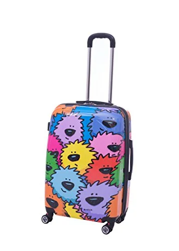 Suitcase for bike gear-colorful luggage suitcase-Ed Heck Sloan 2 Pc Set (25" + 311 Bag), Multi