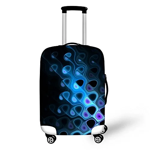 Suitcase for daily kits-travel suitcase for business professionals-For U Designs 18-22 Inch Small Blue Luxury Spandex Luggage Cover Suitcase Protective Cover For Boys