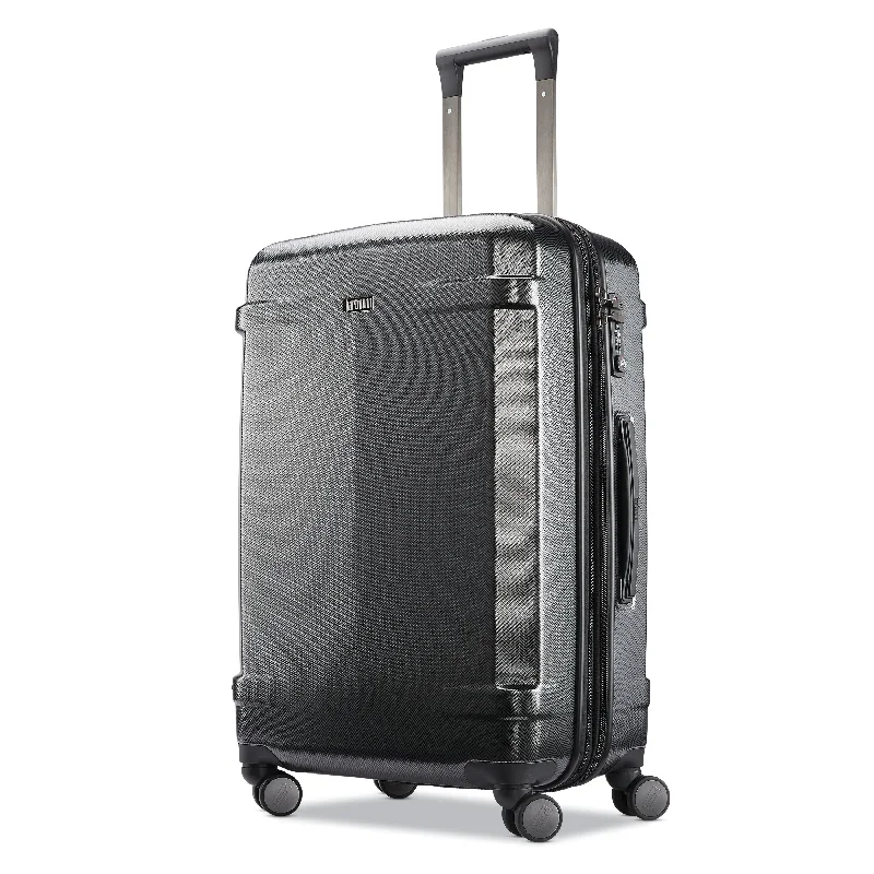 Suitcase with deep padding-foldable travel suitcase-Hartmann Century Deluxe 24" Medium Exp Journey Spinner