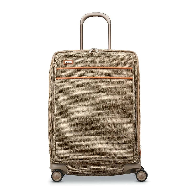 Suitcase with power slot-travel suitcase with removable wheels-Hartmann Tweed Legend Medium Journey Expandable Spinner