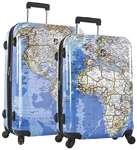 Suitcase for electronics-luxury leather suitcase-Heys America Explore 2 Piece Set (26" & 30")