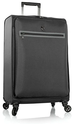 Suitcase for snow trips-cruise suitcase-Heys America Hi-Tech Xero The World'S Lightest 26 Inch Spinner Luggage (Black)