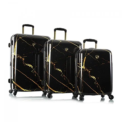 Suitcase with comfy grip-suitcase with adjustable handle-Heys America Portoro Fashion Spinner 3 Piece Set