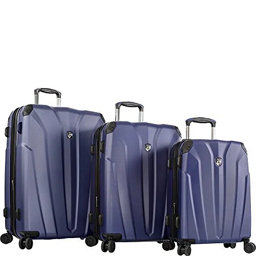 Suitcase for event supplies-eco-friendly carry-on suitcase-Heys Rapide Cobalt 3 Piece Set, Cobalt Blue