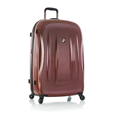 Suitcase for baby gear-hard shell luggage suitcase-Heys Superlite 30 Inches, Burgundy