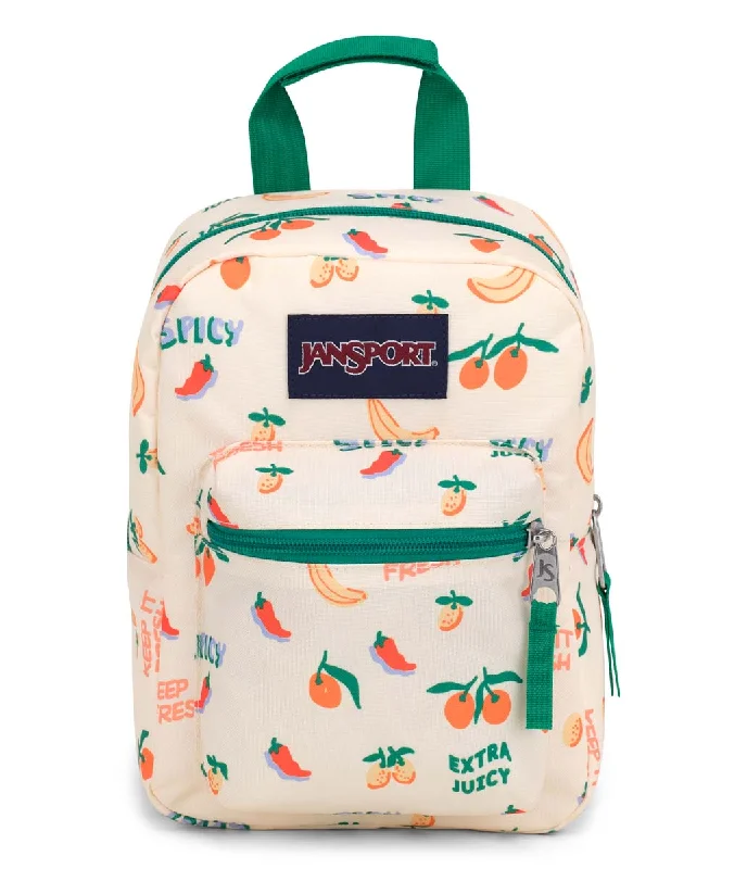 Bag with reinforced bottom-JanSport Big Break Lunch Bag - Five a Day Cream