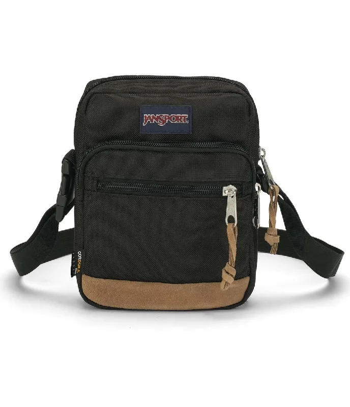 Crossbody for ladies night out-JanSport Core Crossbody Bag - Black