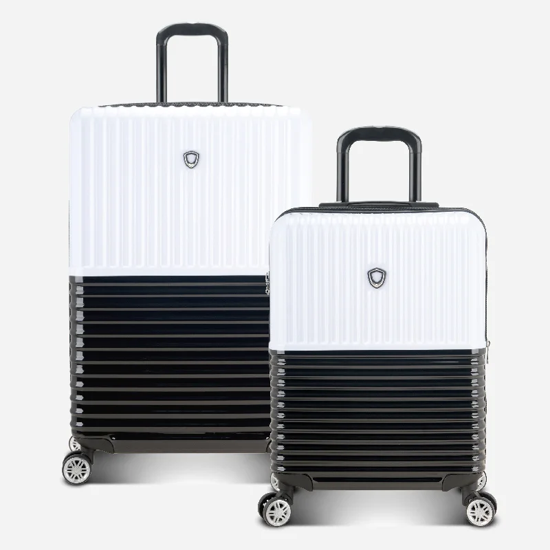 Suitcase with secure lid-soft luggage suitcase with wheels-Jericho 2-Piece Luggage Set