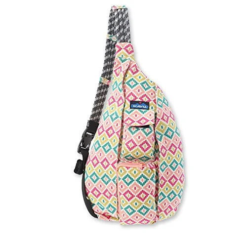 Suitcase with branded tag-durable hard case suitcase-Kavu Rope Bag, Spring Montage, One Size