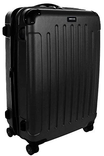 Suitcase with raw vibe-travel suitcase with travel pouch-Kenneth Cole Reaction Renegade Collection 28" Expandbale Spinner Upright - Black