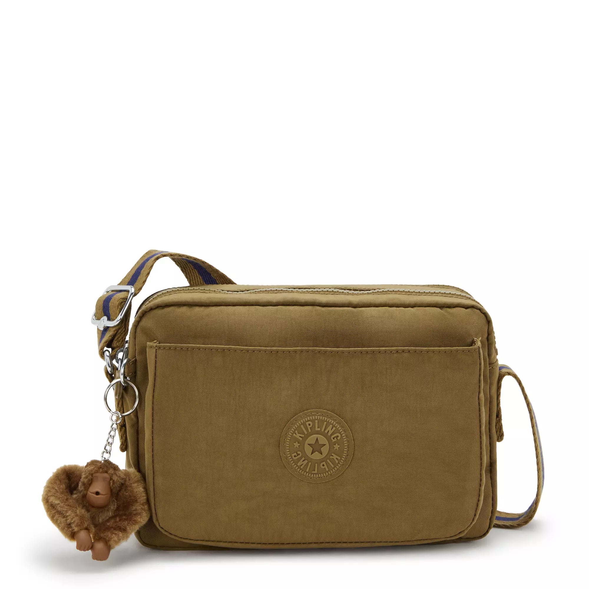 Crossbody for vacation wear-Kipling Abanu Medium Crossbody Bag - Dry Laurel