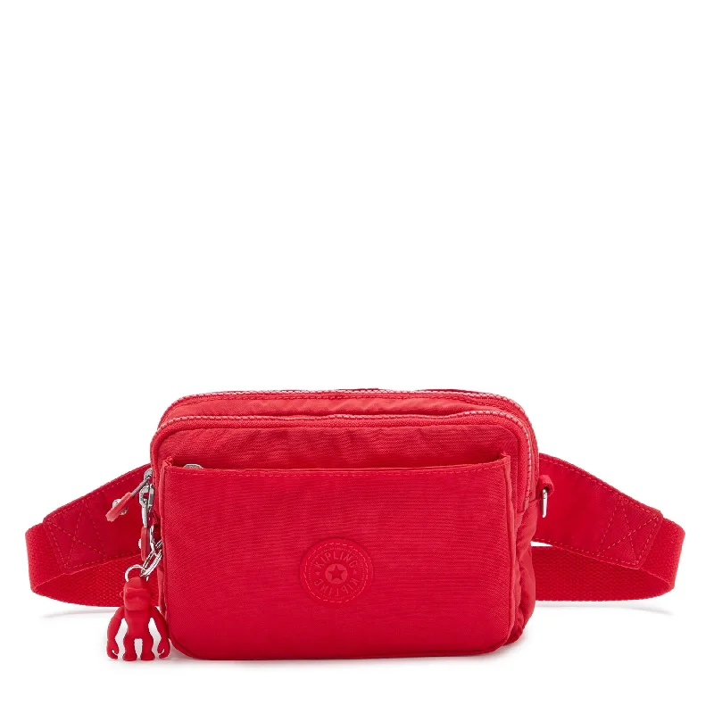 Crossbody with adjustable length strap-Kipling Abanu Multi Convertible Crossbody Bag - Red Rouge