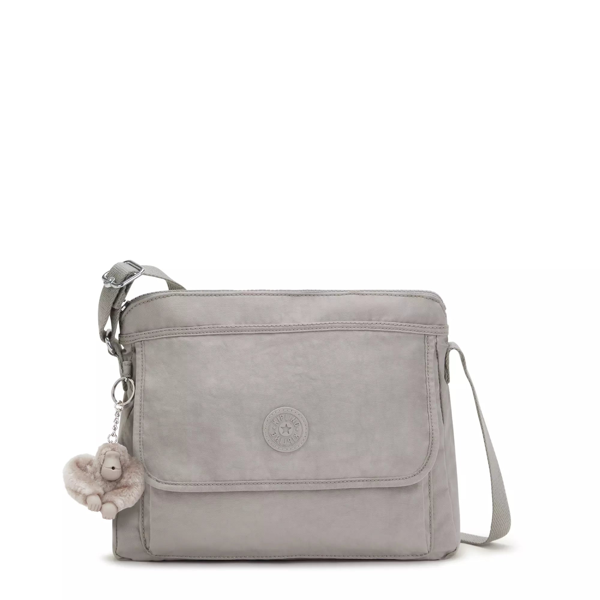 Crossbody sporty with design-Kipling Aisling Crossbody Bag - Grey Gris