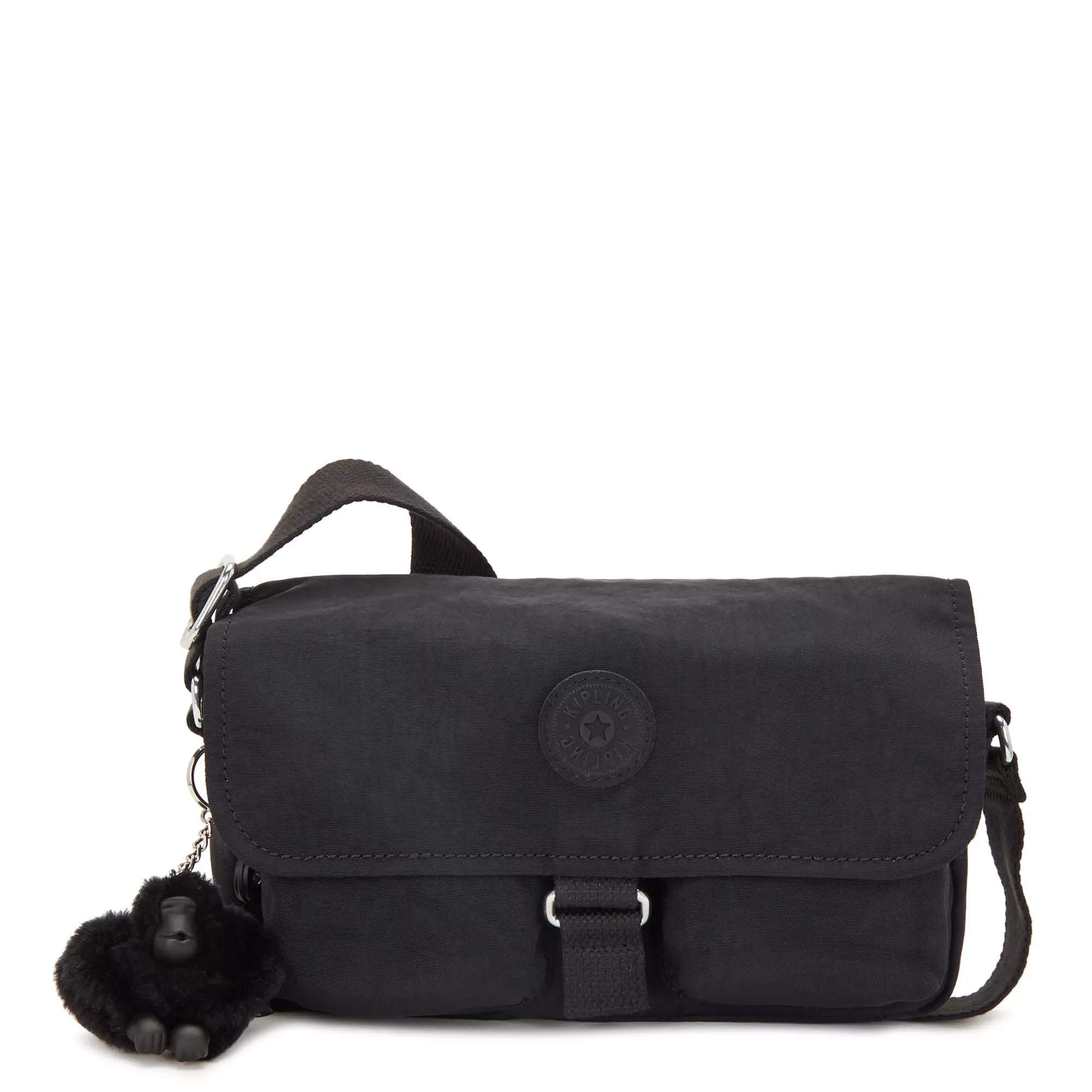 Crossbody for active lifestyle-Kipling Chilly Up Crossbody Bag - Black Noir