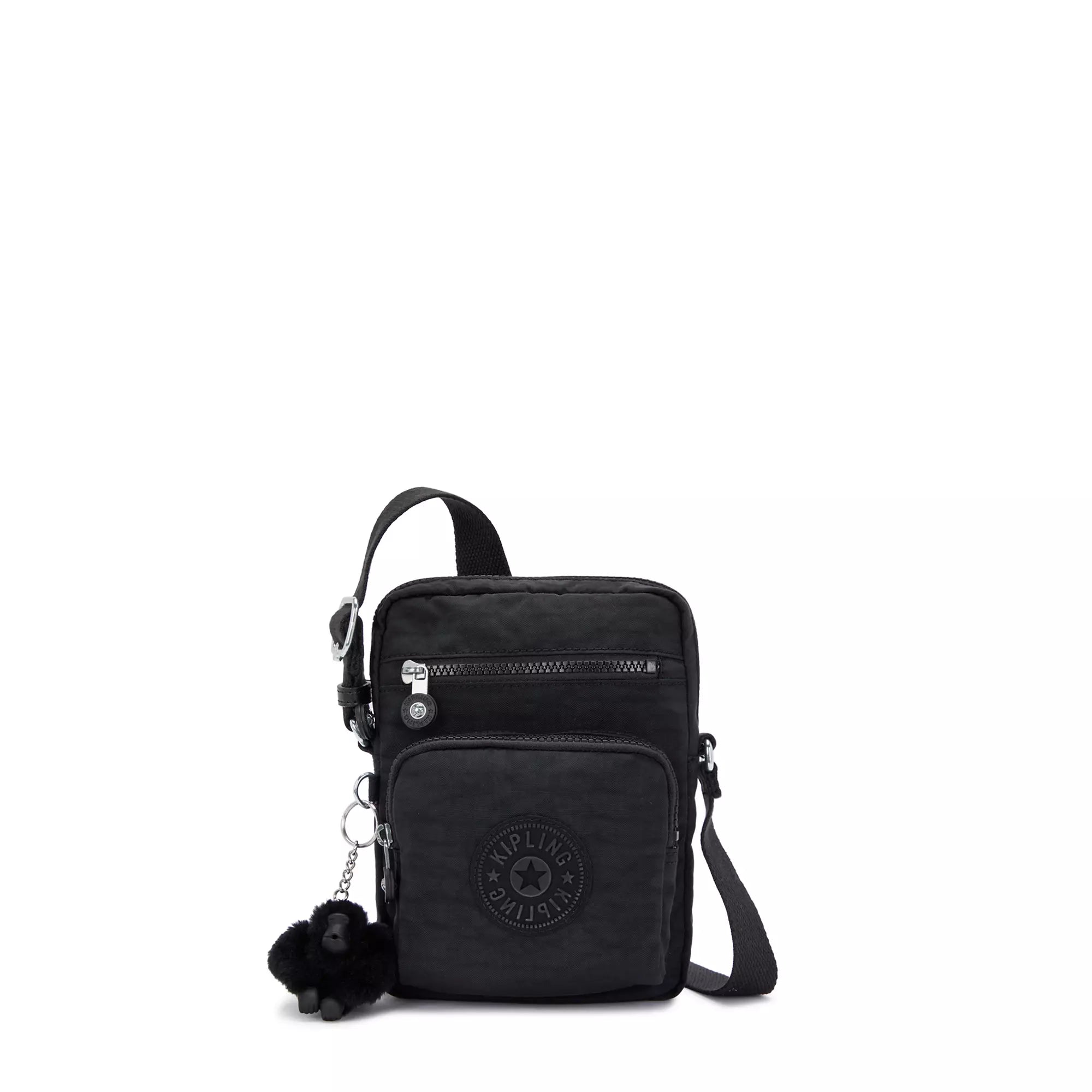 Crossbody for working professionals-Kipling Gunne Crossbody Bag - Black Noir