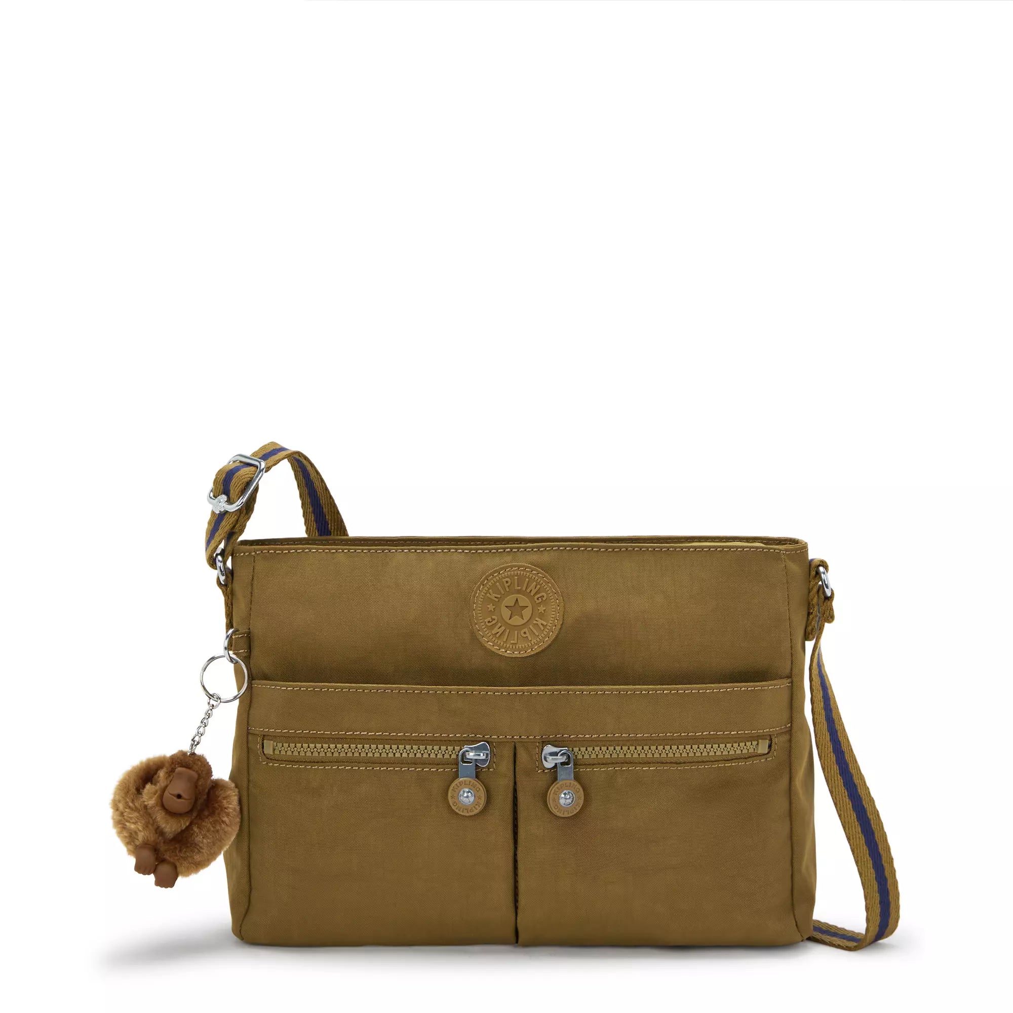 Crossbody with comfy strap design-Kipling New Angie Crossbody Bag - Dry Laurel