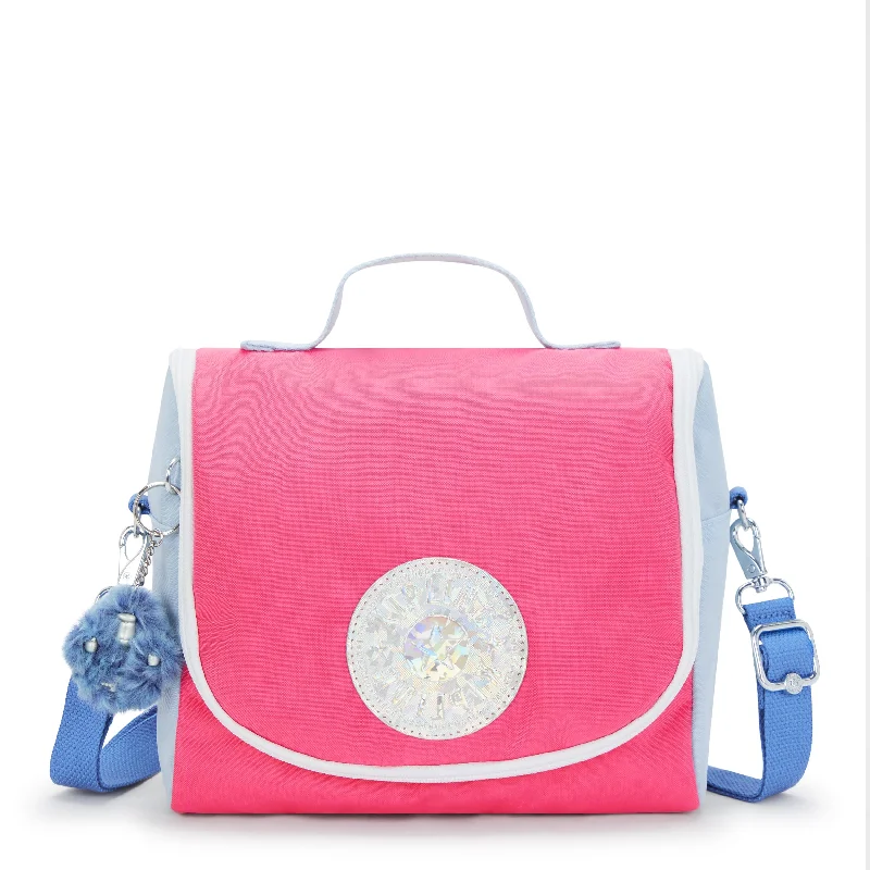 Bag for stormy weather-Kipling New Kichirou Lunch Bag - Happy Pink Mix