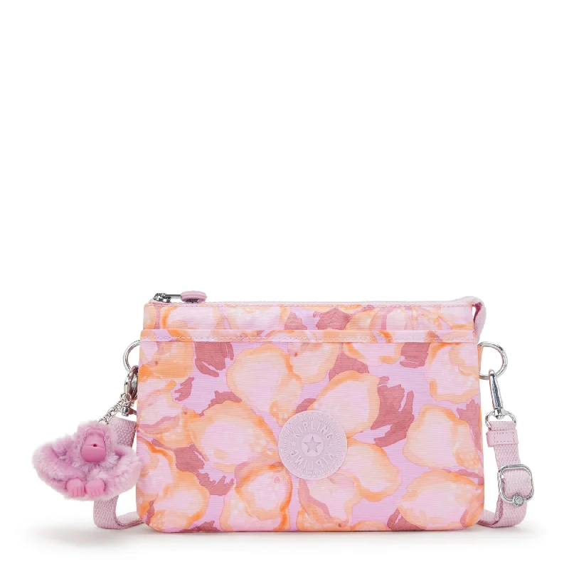 Crossbody chic bag for office-Kipling Riri Printed Crossbody Bag - Floral Powder