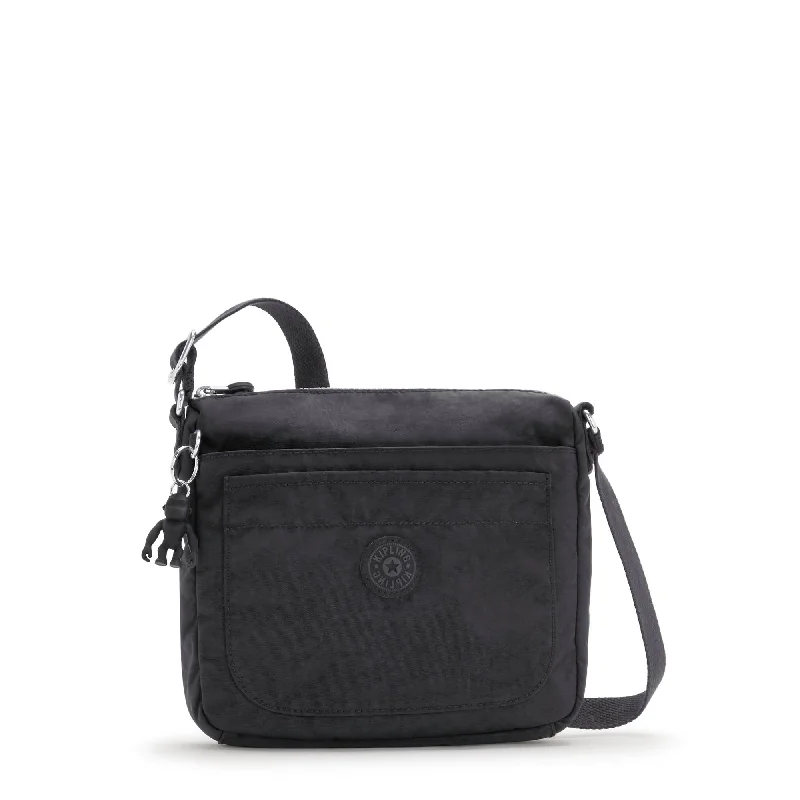 Crossbody convenient bag for travel-Kipling Sebastian Crossbody Bag - Black Noir