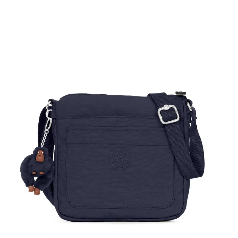 Crossbody functional bag for office-Kipling Sebastian Crossbody Bag - Blue Bleu 2