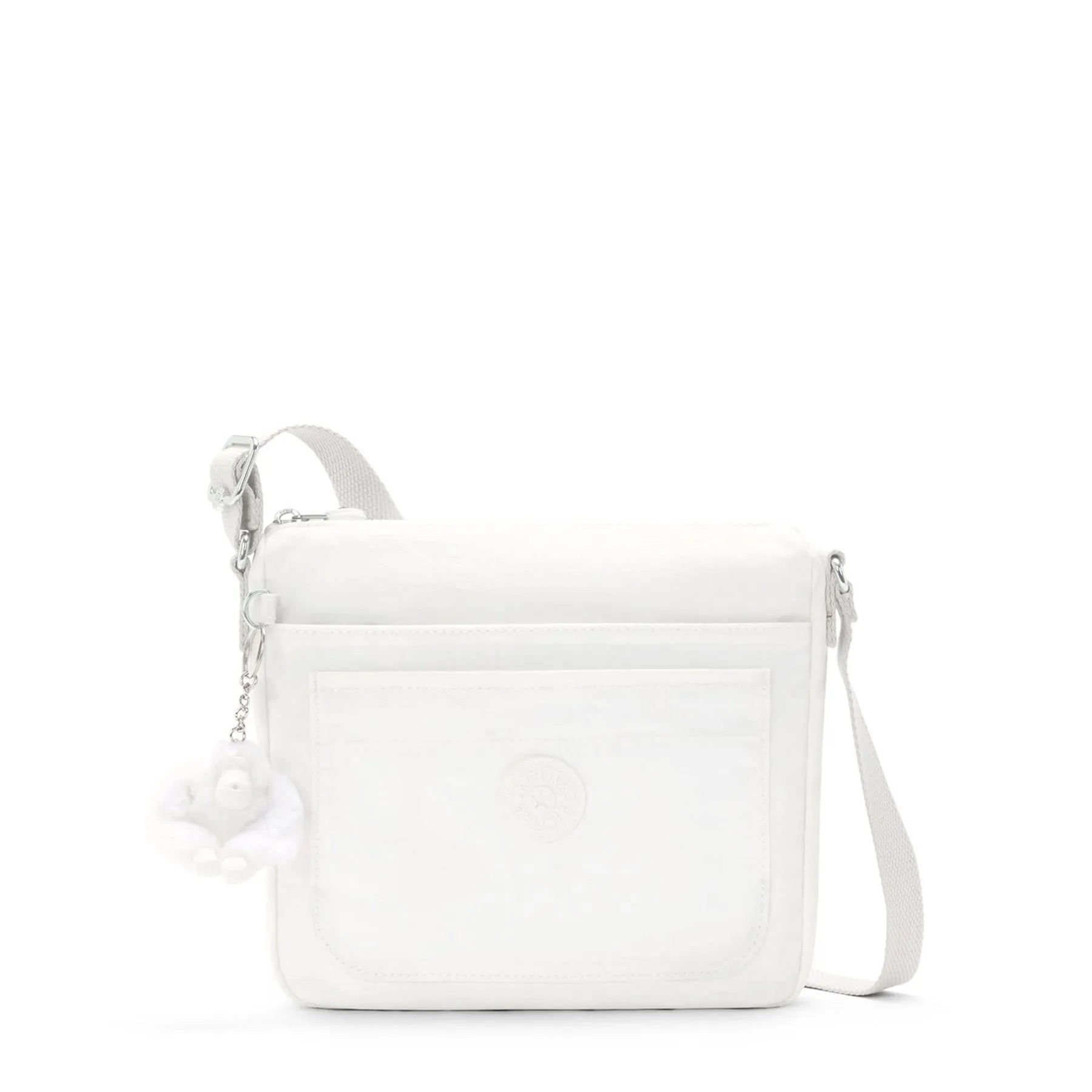 Crossbody soft to touch-Kipling Sebastian Crossbody Bag - Pure Alabaster