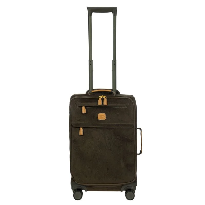 Suitcase with gold trim-best compact travel suitcase-Life Tropea Spinner