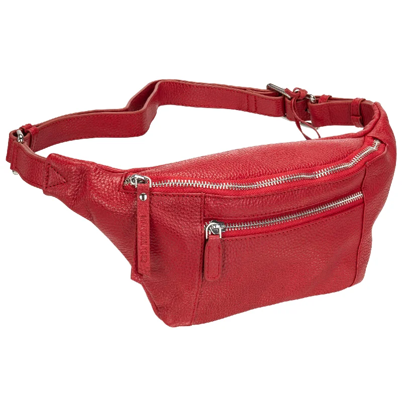 Insulated bag-Mancini Pebbled Waist Bag