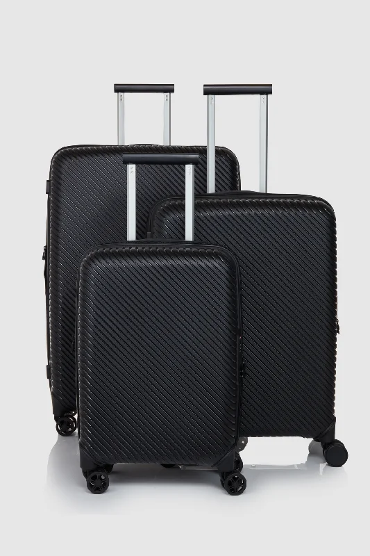 Suitcase for swim kits-travel suitcase for extended stay-Bondi 3pc Suitcase Set