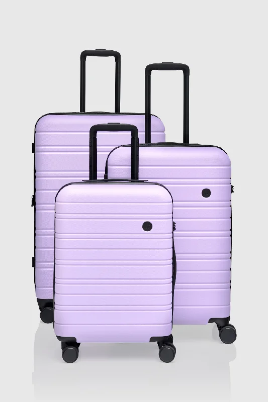 Suitcase for snowy destinations-best lightweight carry-on suitcase-Stori 3pc Suitcase Set