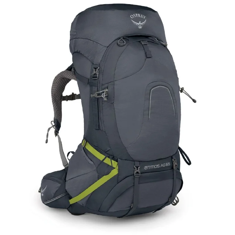 Backpack with sturdy handles-designer backpack for adults-Osprey Atmos AG 65 Backpack - Small - Men's Backpacking