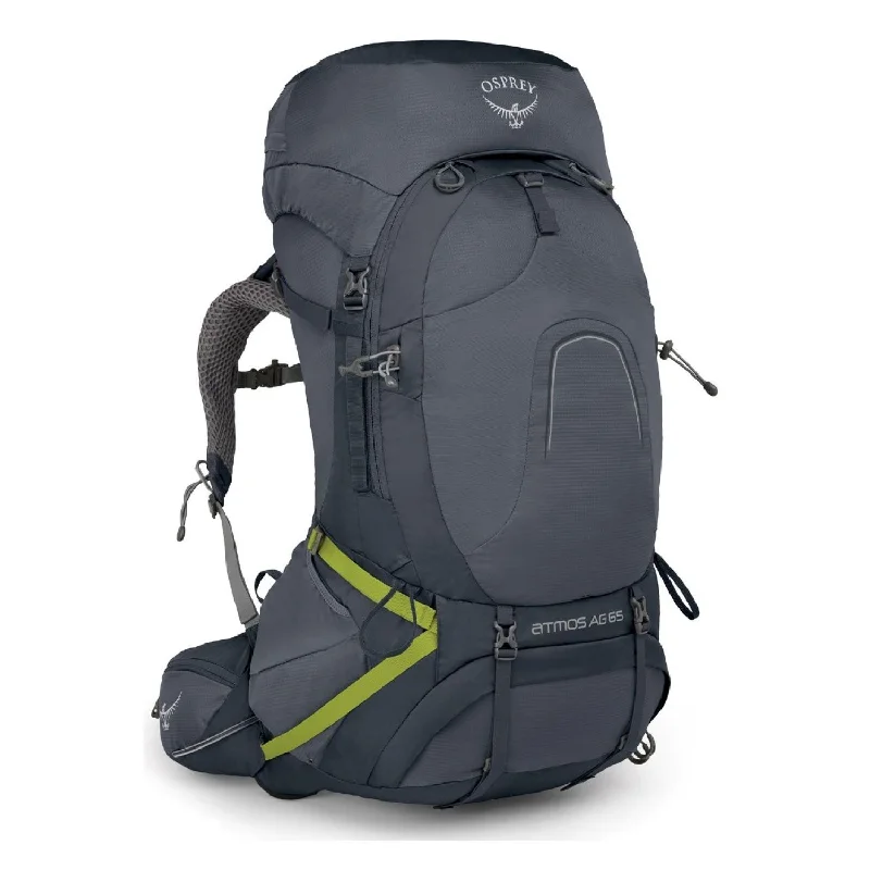 Backpack for urban hiking-backpack for gym with shoe compartment-Osprey Atmos AG 65 Backpack with Raincover - Medium - Men's Backpacking