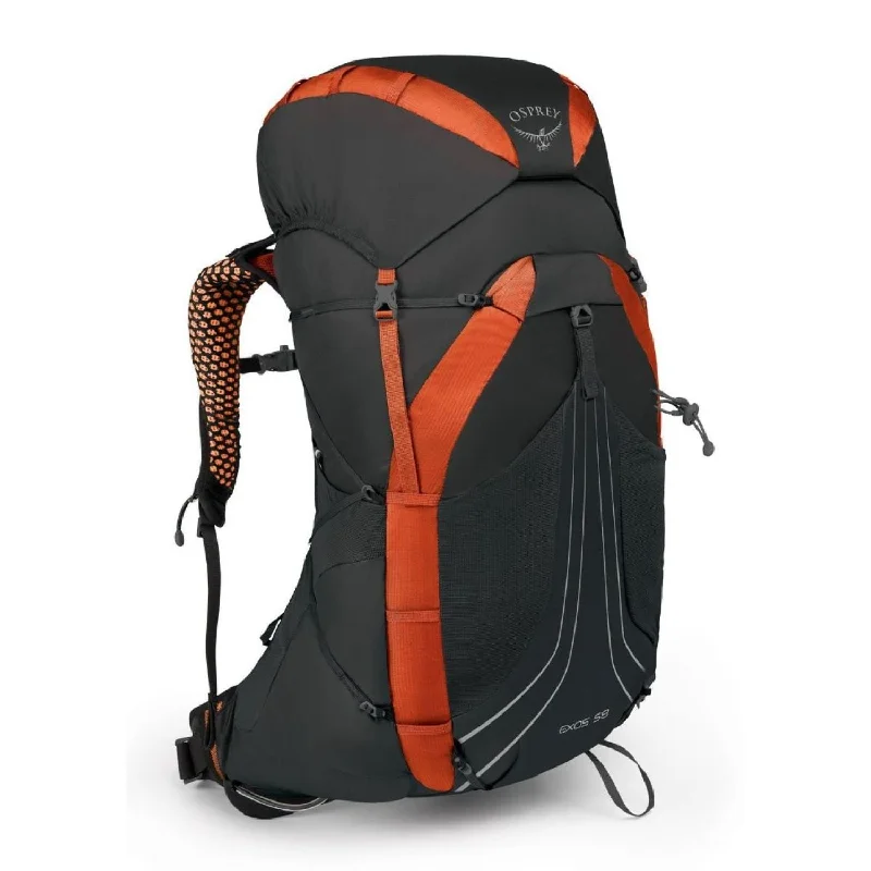 Backpack with extra compartments-school backpack for high school students-Osprey Exos 58 Backpack - Medium - Men's Ultralight Backpacking