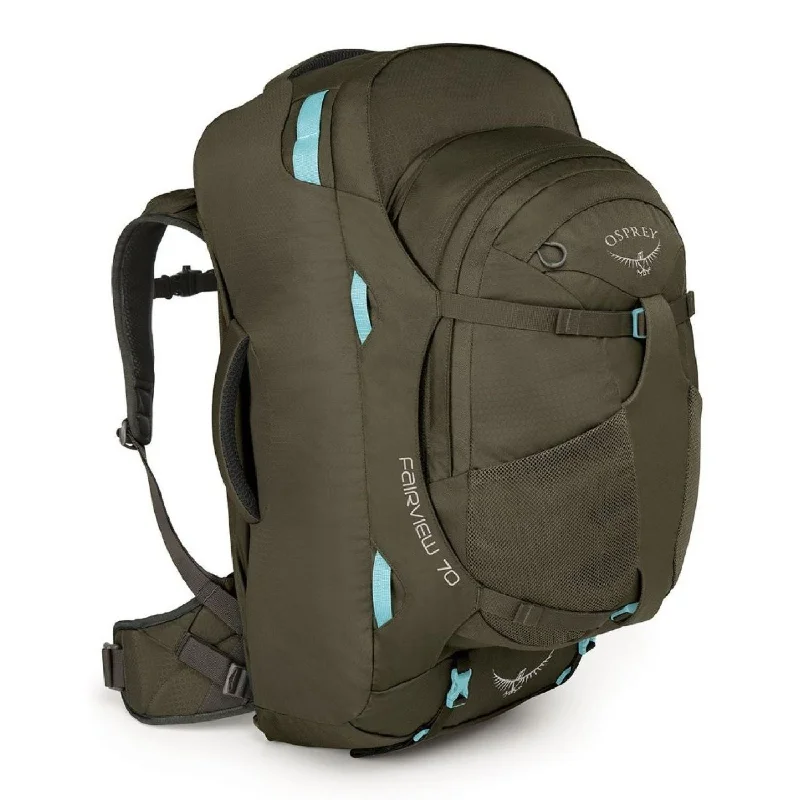 Backpack for long-term travel-backpack for tech gadgets-Osprey Fairview Travel Pack 70 Backpack - Extra Small/Small - Women's Travel - Trekking