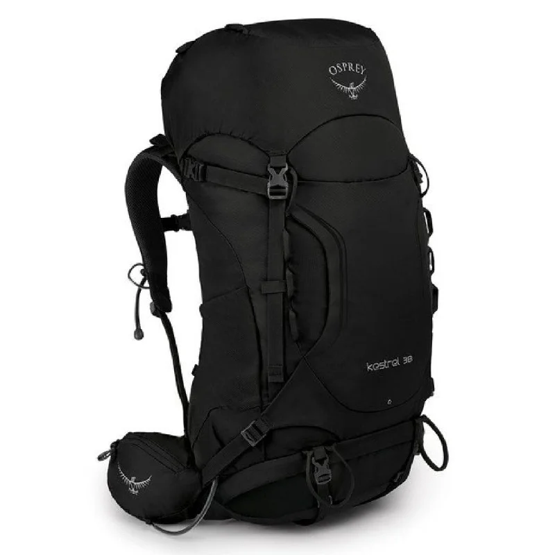 Backpack for hiking trails-padded backpack for laptops and tablets-Osprey Kestrel 38 Backpack - Medium/Large - Men's Backpacking - Day Hiking