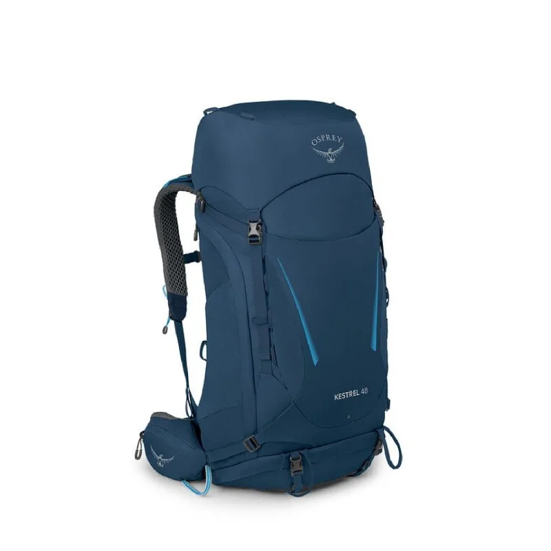 Backpack with large zippers-camera backpack with extra padding for lenses-Osprey Kestrel 48 Backpack - Large/Extra Large - Backpacking