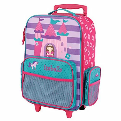 Suitcase with hard case-suitcase for men-Personalized Kids Rolling Luggage (Princess)