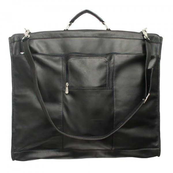 Suitcase with custom logo-suitcase with garment bag-Piel Leather Elite Garment Bag