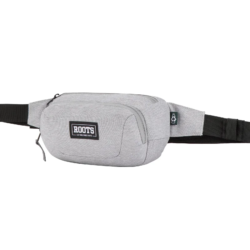 Bag with adjustable support-Roots Waist Bag - Grey