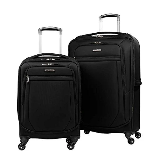 Suitcase for weekend getaways-hard shell suitcase-Samsonite 2-Pc Spinner Luggage Set 27" Check-In & 21" Carry-On Super Light Weight 4 Wheel