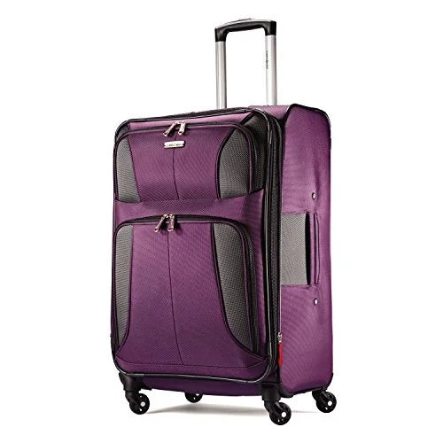 Suitcase for small gadgets-heavy-duty travel suitcase-Samsonite Aspire Xlite Expandable 25" Spinner, Potent Purple