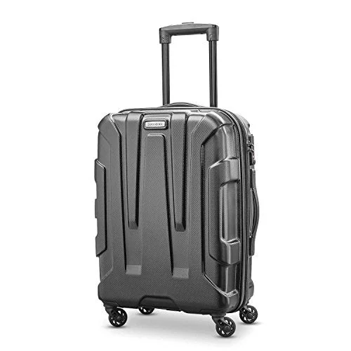 Suitcase for cruise vacations-cabin size suitcase-Samsonite Centric Hardside 20 Carry-On Luggage, Black