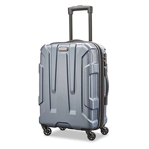 Suitcase with premium style-hard-shell luggage for kids-Samsonite Centric Hardside 20 Carry-On Luggage, Blue Slate